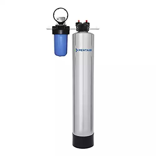 Pentair Pelican NS6-P Water Softener Alternative with Natursoft Salt-Free Technology, Softens Water Without Salt, Conditioned Water Without the Slippery Feel, Sized for 4-6 Bathrooms