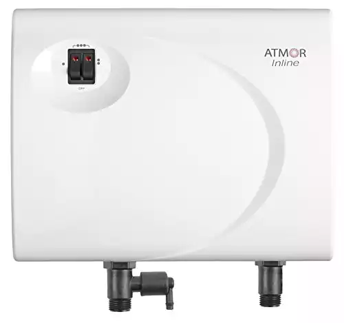 Atmor AT-S901-03 Tankless Electric Hot Water Heater, White