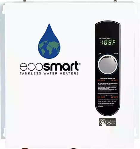 EcoSmart ECO 27 Tankless Water Heater, Electric, 27-kW - Quantity 1